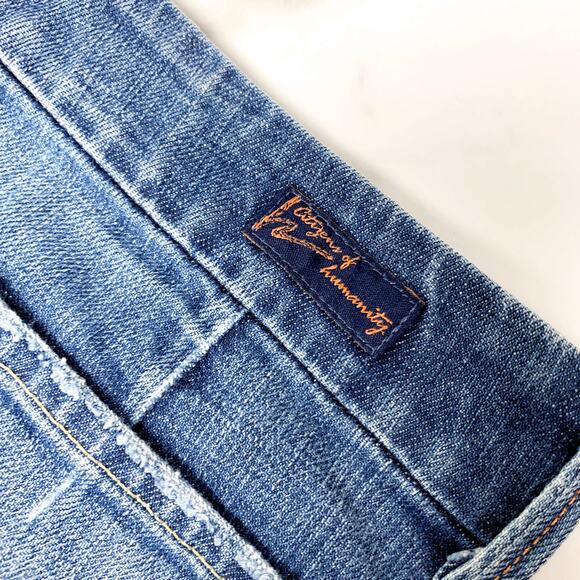 Citizens of Hummanity Womens Size 28 Sophia #300 Medium Wash Denim Skirt - Picture 7 of 12